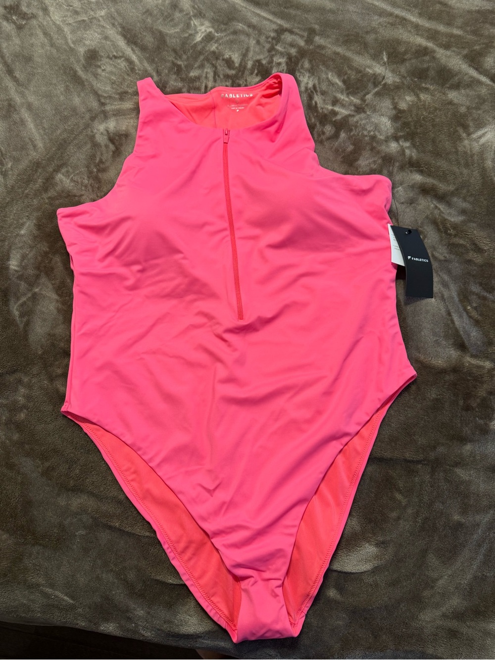 Fabletics Zip-Front One-Piece Swimsuit